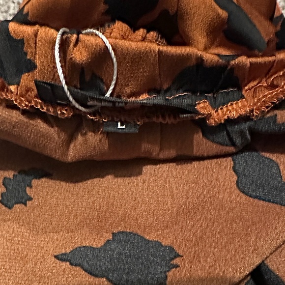 NWOT Leopard Ruffle Maxi Skirt - Picture 3 of 4